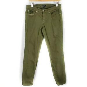 Eileen Fisher Olive Skinny Jeans Size 6